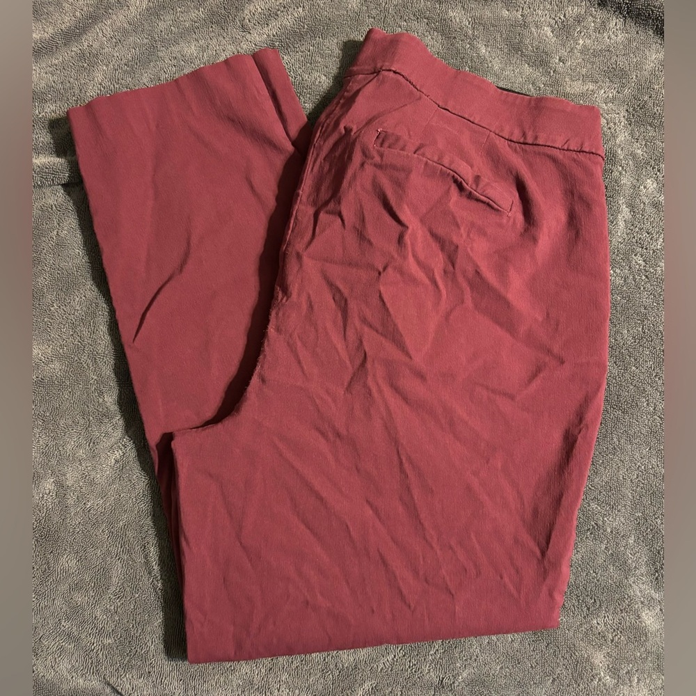 Maroon dress pants